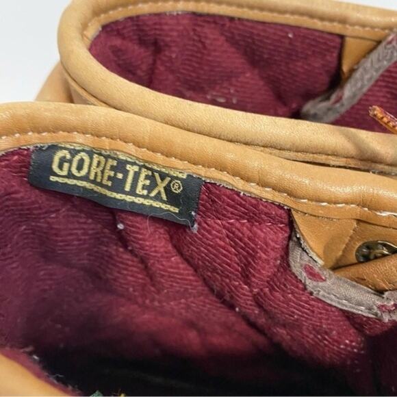 LL Bean Bean Boots Leather Waterproof Duck Brown Tan Size 9 - Picture 10 of 10